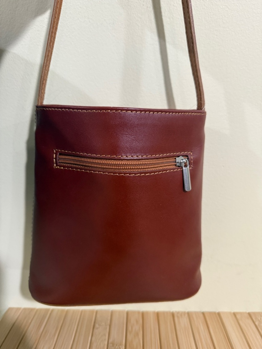 Vera Pelle Crossbody Bag made in Italy Women’s  Boho bag small crossbody - Picture 6 of 9